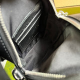 Side profile of classic refined women's handbag – women's designer-style accessory