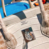  signature structured bag detail view showing craftsmanship 8