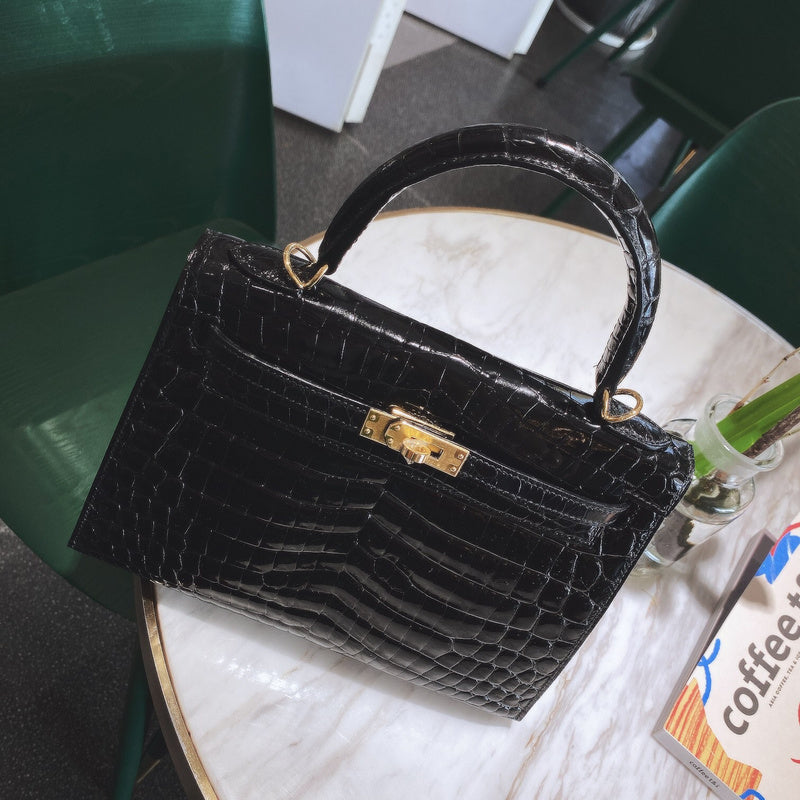 Interior view of sculpted premium bag