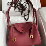 Polished bag shown from front angle