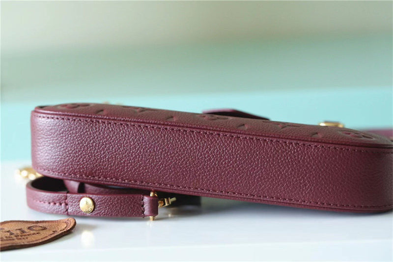  clean-lined structured bag detail view showing craftsmanship