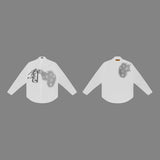 Full styled look of Louis Vuitton luxury clothing with monogram-inspired silhouette