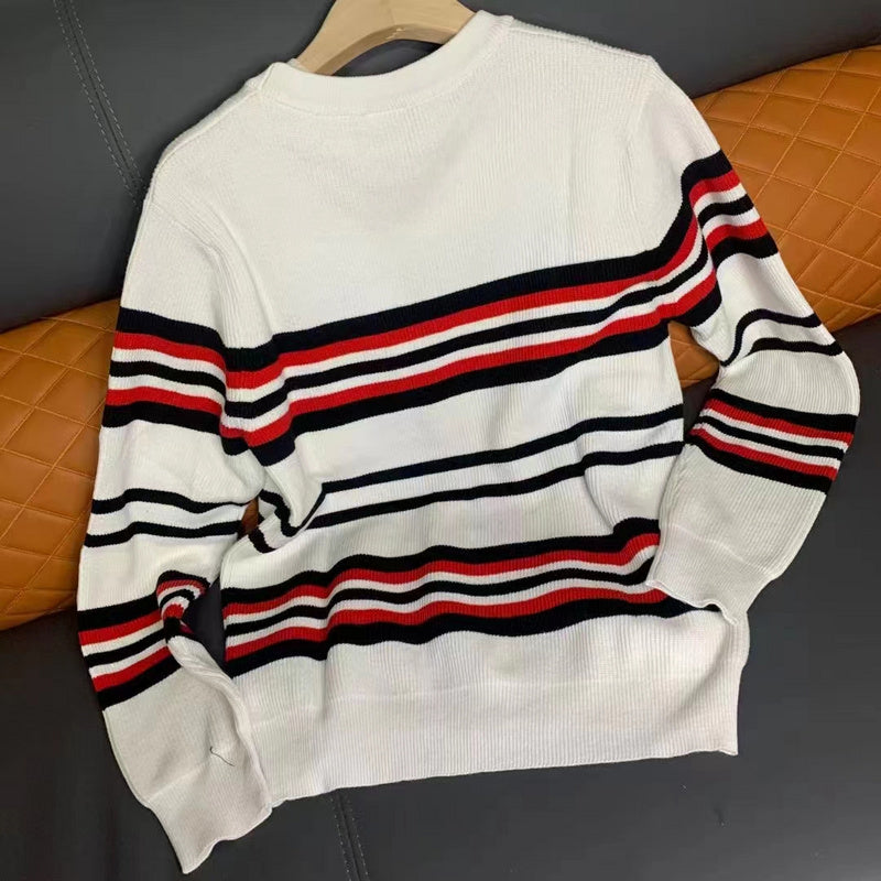 Full styled look of Lacoste luxury clothing with monogram-inspired silhouette