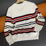 Full styled look of Lacoste luxury clothing with monogram-inspired silhouette