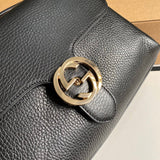 Interior view of everyday-luxe sleek women's handbag – women's statement bag