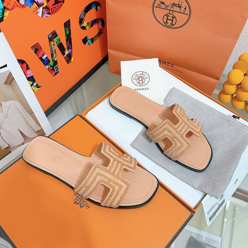 Hermès Nude Ankle Boots - Front View