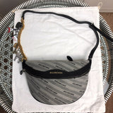 Side profile of statement signature women's handbag – women's premium purse