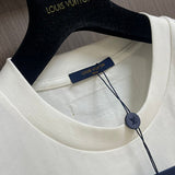 Front view of Louis Vuitton cotton t-shirt with logo-detail design