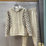 Back view of Louis Vuitton luxury clothing with tailored silhouette