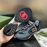 Gucci crisp white luxury sneakers view 10 heritage-inspired look