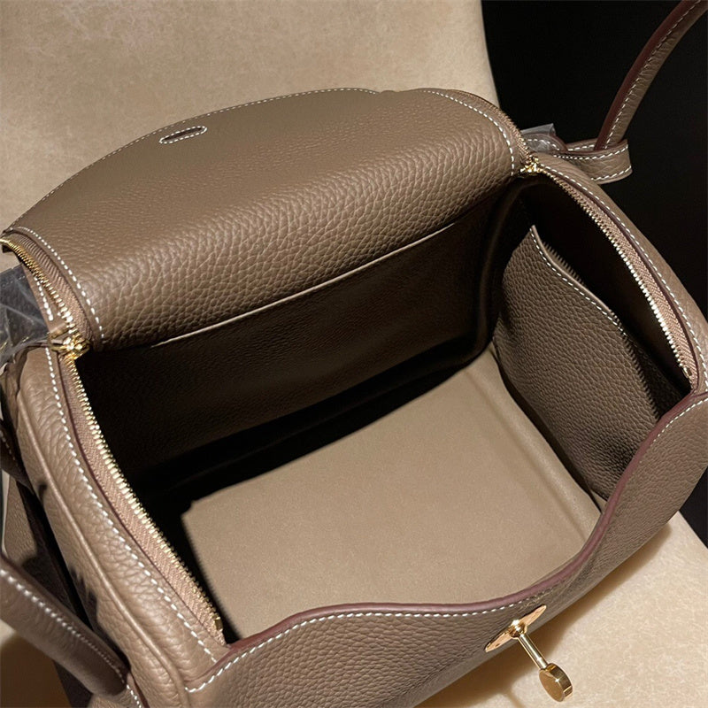 Tailored handbag styled for everyday wear