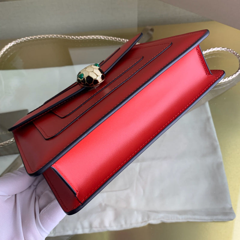 Timeless Vegan Leather Handbag - Polished Finish | Women's Fashion Handbag #1679 - back view (image 4) of designer-inspired handbag