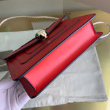 Timeless Vegan Leather Handbag - Polished Finish | Women's Fashion Handbag #1679 - back view (image 4) of designer-inspired handbag
