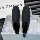 Givenchy White Loafer Flats - Toe Detail View