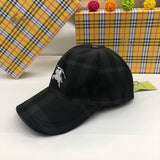 Front view of Burberry unisex cap