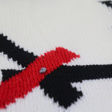 Front view of Louis Vuitton luxury clothing with logo-detail design