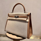  Modern structured bag carried on shoulder