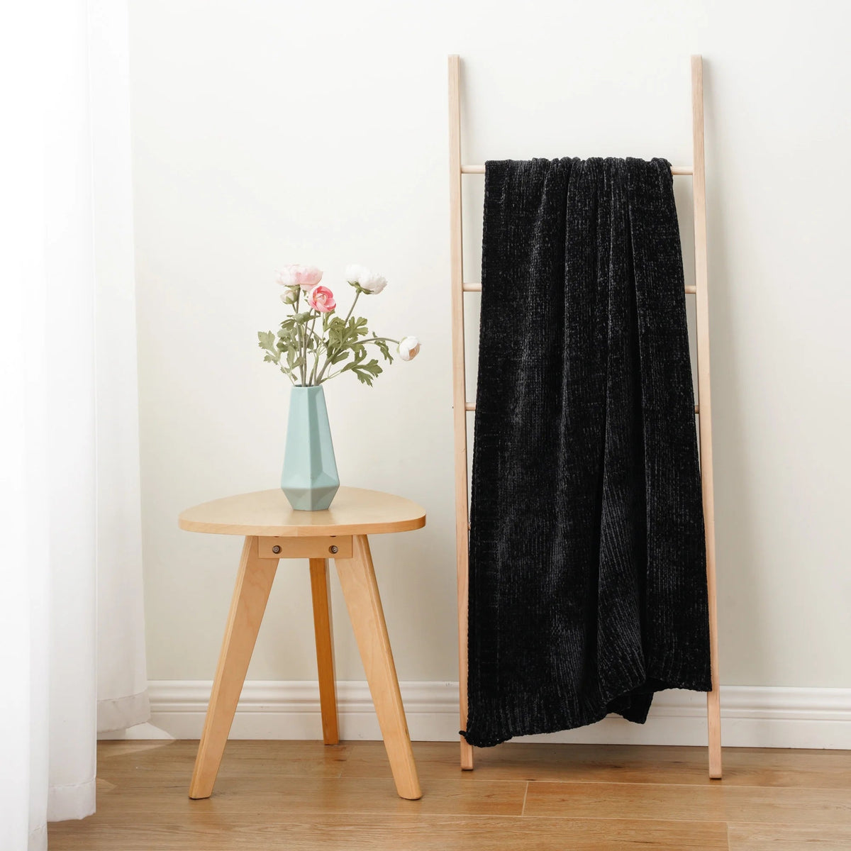 Black Chenille Throws for Couch