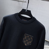 Full styled look of Louis Vuitton luxury clothing with relaxed-fit cut