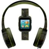 Front view of PlayZoom unisex green watch