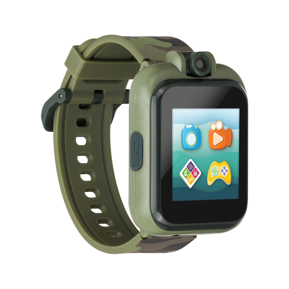 Lifestyle view of PlayZoom unisex green watch