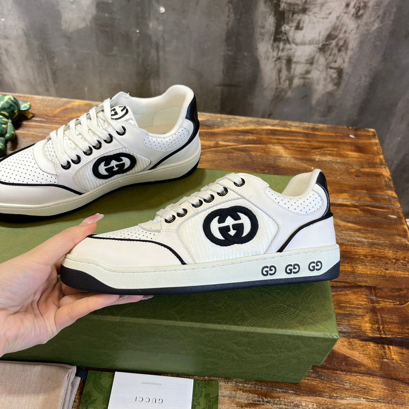 Gucci two-tone luxury sneakers view 4 streetwear statement look