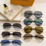 Lifestyle view of Louis Vuitton unisex sunglasses