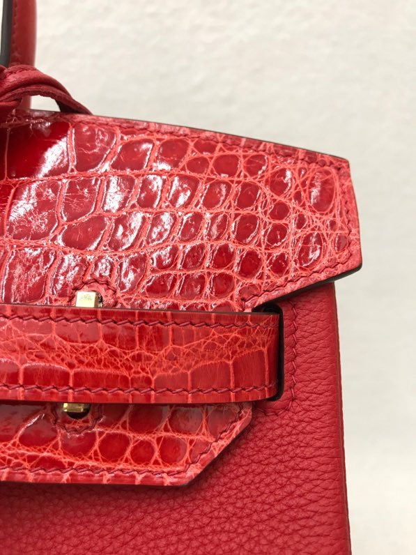 Modern bag shown from front angle