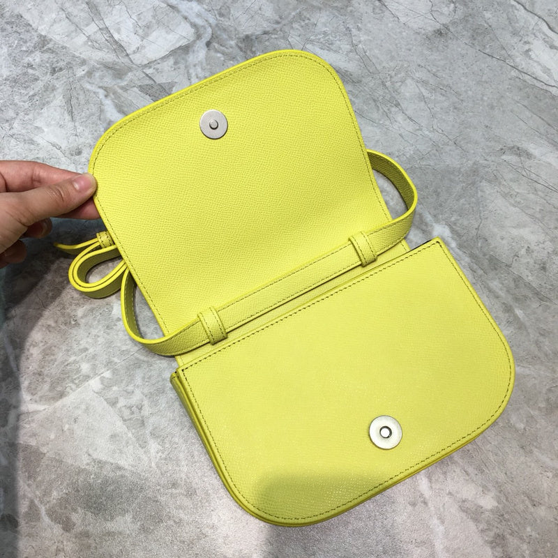 Understated Faux Leather Handbag - Premium Craftsmanship Detailing | Women's Everyday Carry Handbag #818 - styled full view (image 7) of designer-inspired handbag