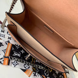 Back view of chic classic women's handbag – women's luxury handbag