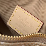  Classic satchel carried on shoulder
