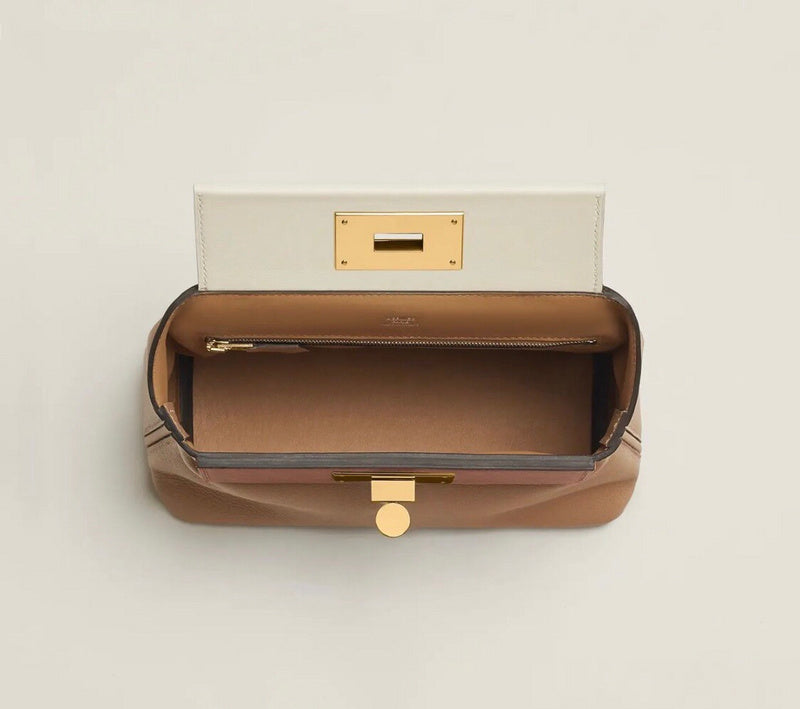 Tailored bag shown from front angle