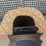 Close-up detail view of Burberry unisex cap
