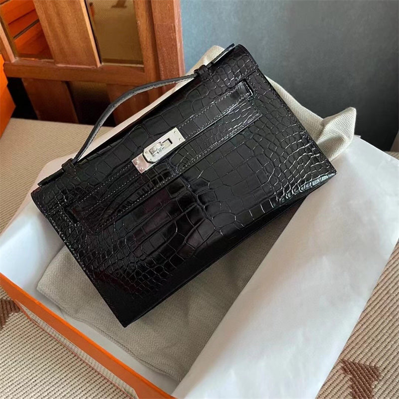 Close-up detail of elegant bag design
