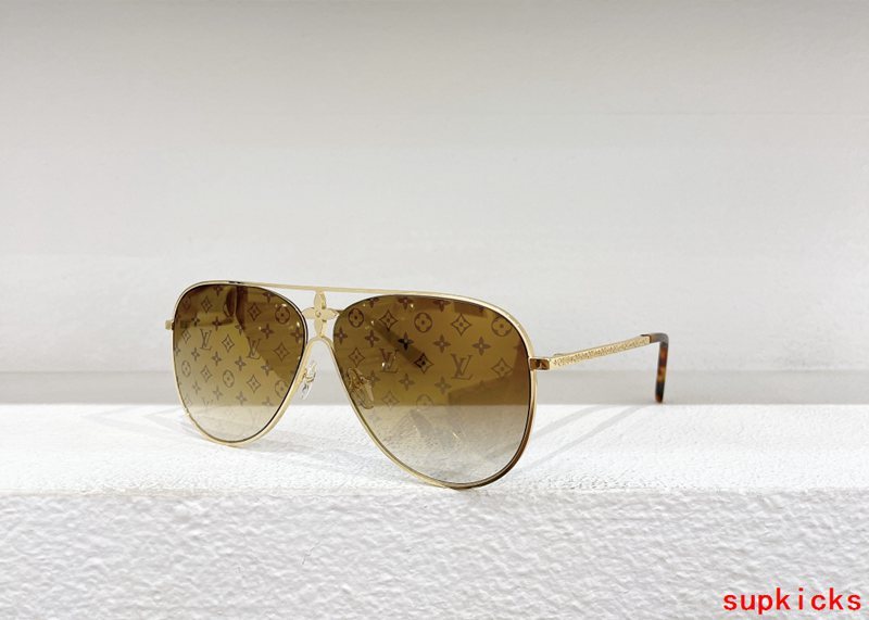 Front view of Louis Vuitton unisex sunglasses