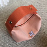  Sleek top-handle bag front view 7