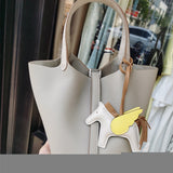 Elegant bag shown from front angle