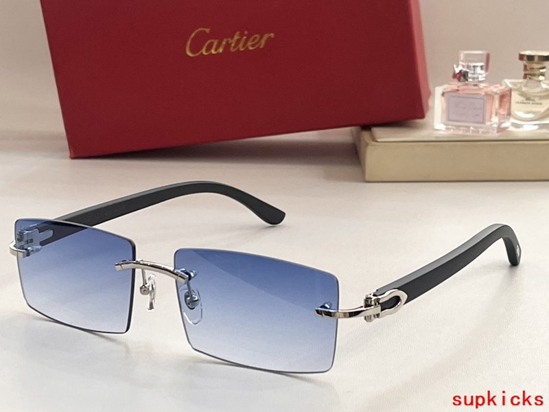 Lifestyle view of Cartier unisex sunglasses