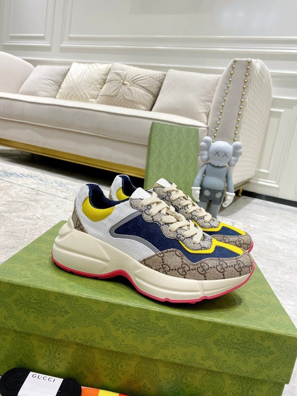 Gucci tonal black luxury sneakers view 10 premium leather build