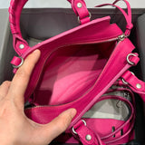 Bold Premium PU Leather Handbag - Premium Craftsmanship Detailing | Women's Designer-Inspired Purse #330 - styled full view (image 7) of designer-inspired handbag