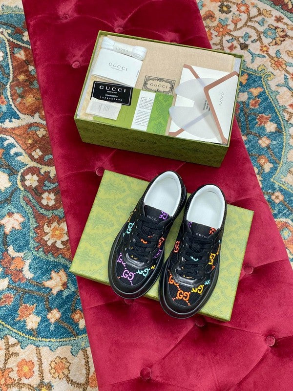Gucci all-black luxury sneakers view 8 low-top design