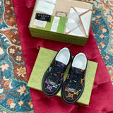 Gucci all-black luxury sneakers view 8 low-top design