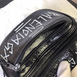 Close-up detail of polished premium women's handbag – women's luxury accessory