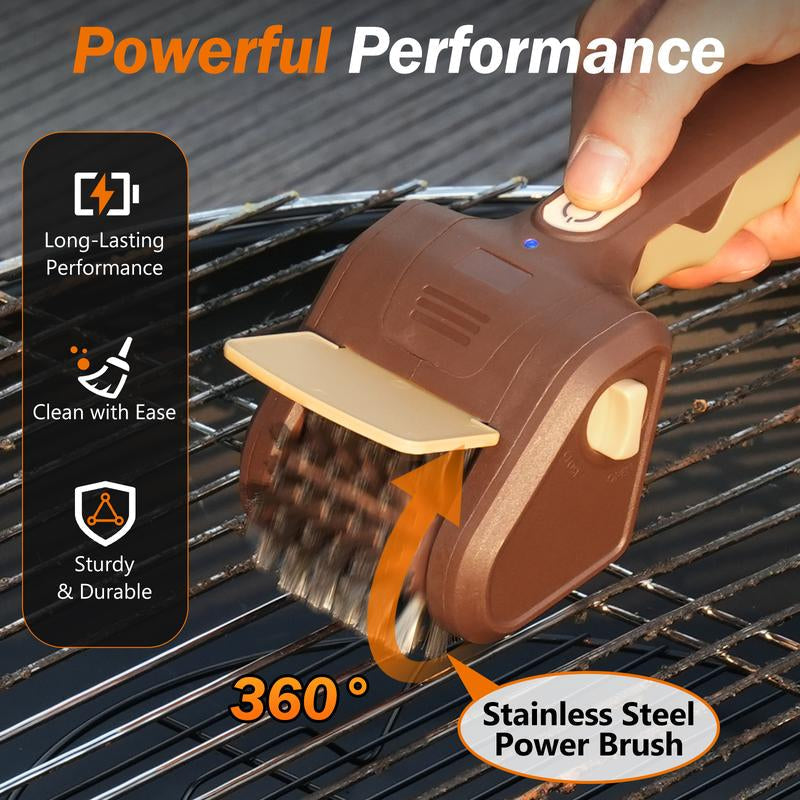 Electric Grill Brush- Cordless Rechargeable