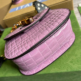 Side profile of statement premium women's handbag – women's luxury handbag