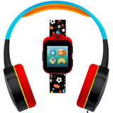 Front view of PlayZoom unisex black watch