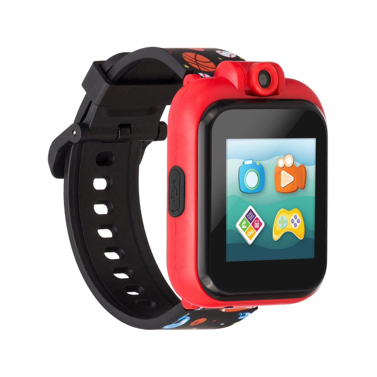 Lifestyle view of PlayZoom unisex black watch