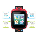 Side view of PlayZoom unisex black watch
