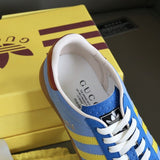Gucci all-black luxury sneakers view 5 retro runner design