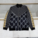 Back view of Gucci luxury clothing with logo-detail design